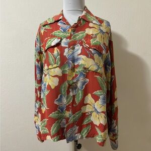 Vintage Hawaiian Long-sleeve Shirt
